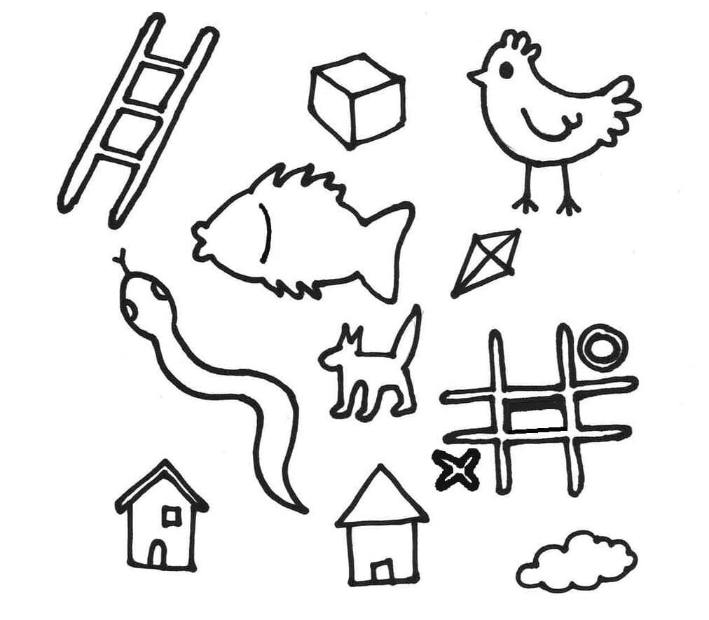 symbol line drawings example