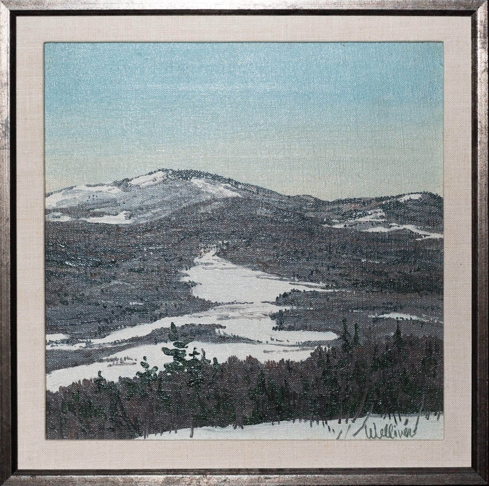 Untitled. Artist: Neil Welliver. Medium: oil on canvas.