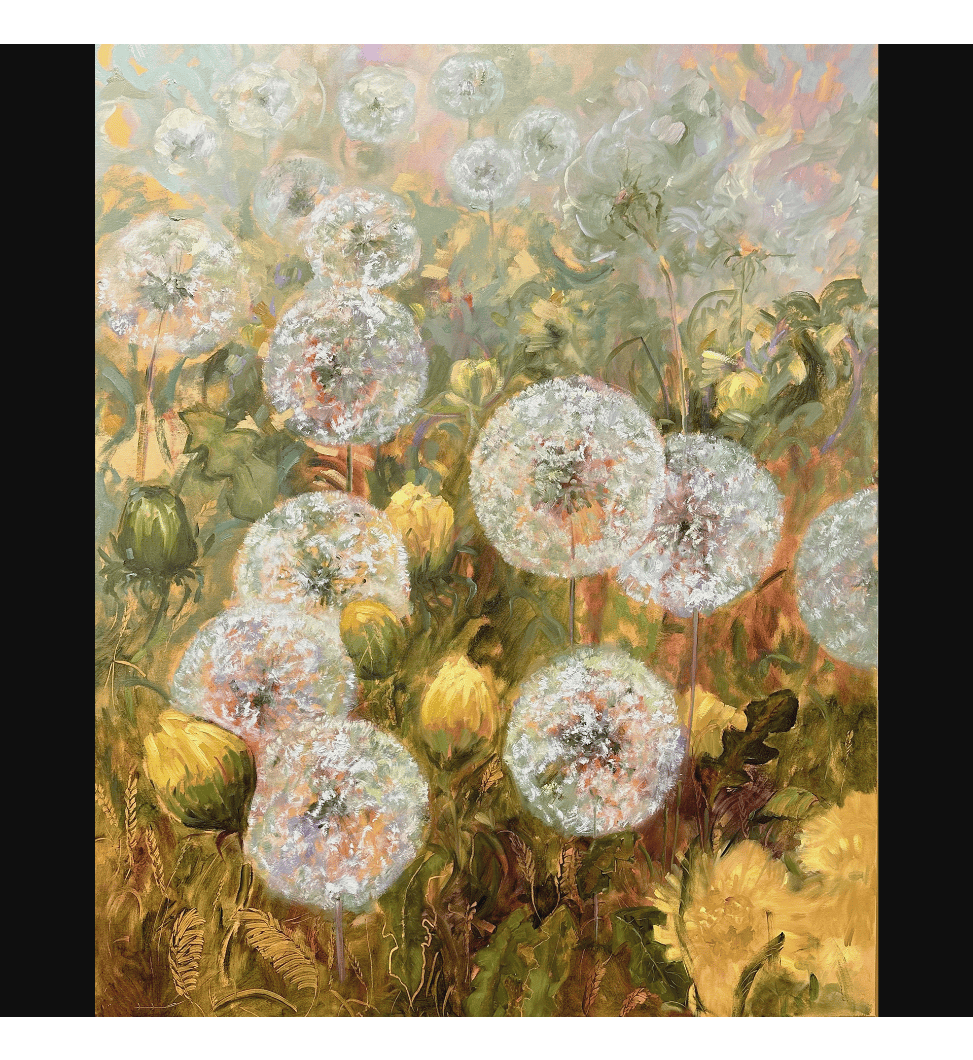 Paintings of dandilions