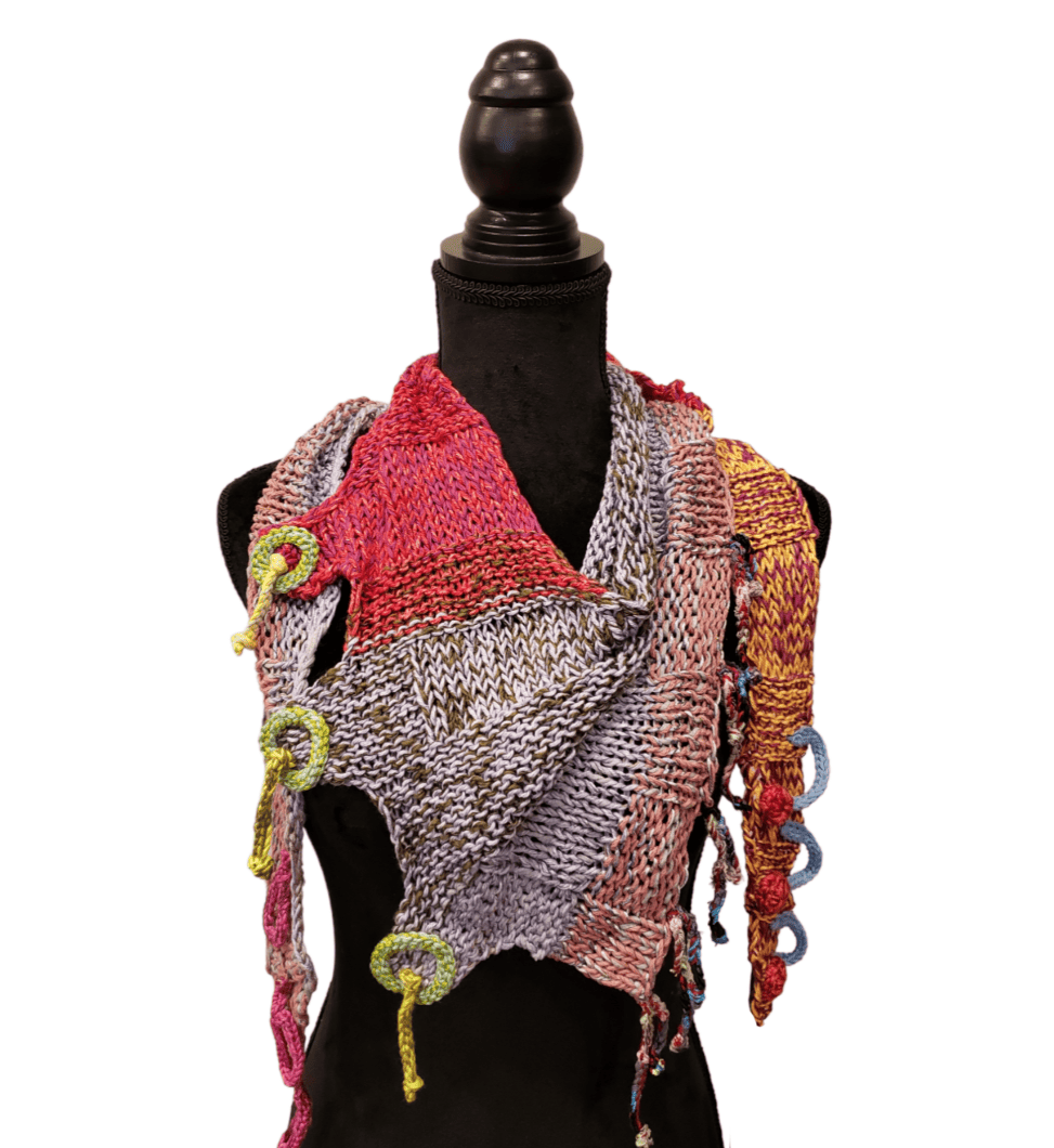 a knit scarf