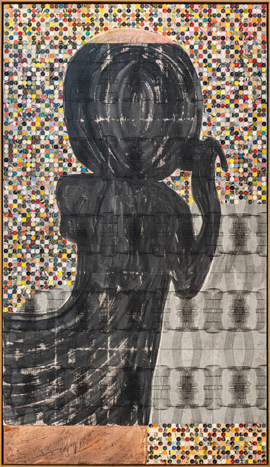 Dead Man’s Hand. Artist: Peter Linde Busk. Date: 2012. Medium: acrylic on canvas.