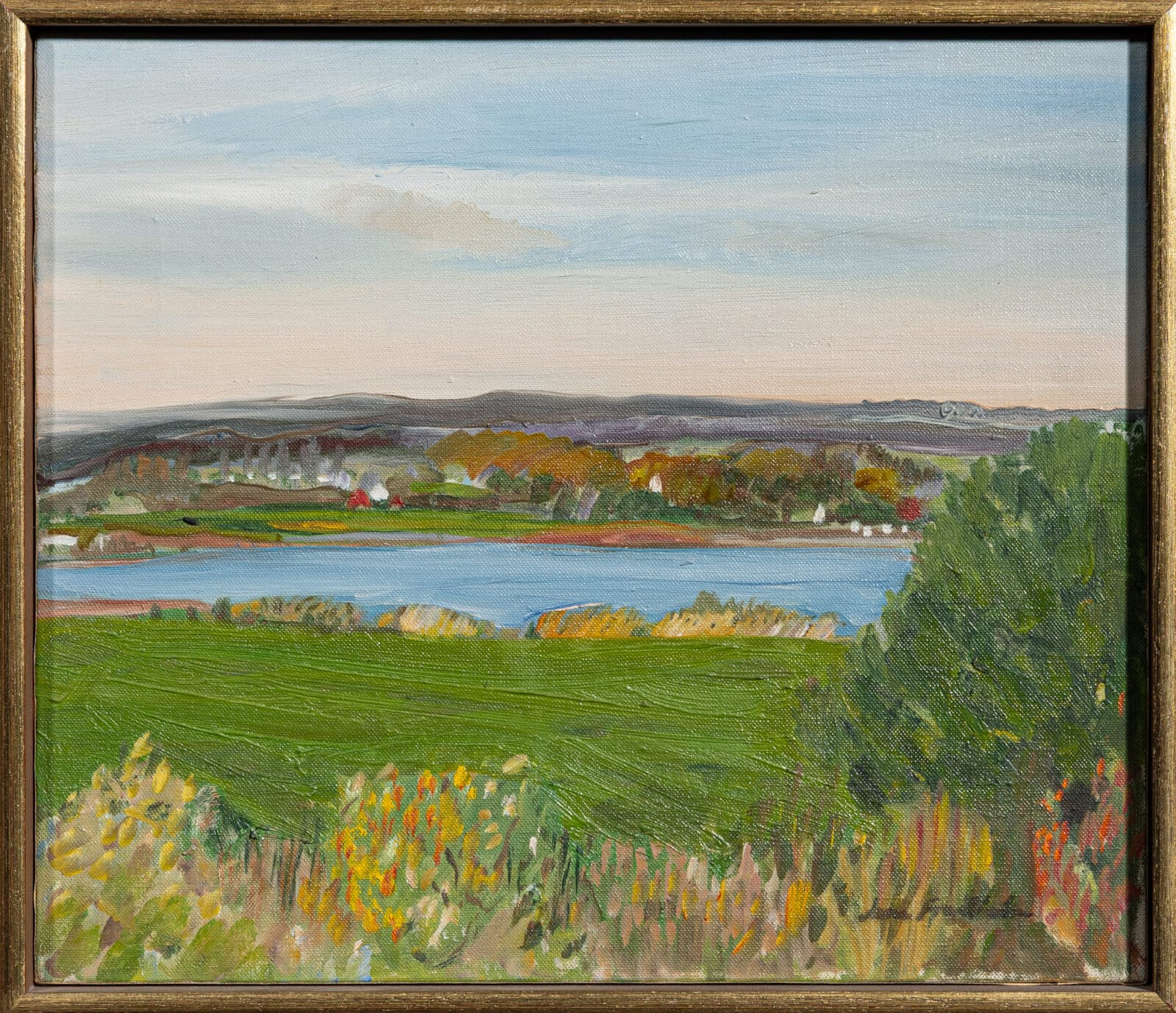 Untitled (landscape). Artist: Jane Freilicher. Date: 1975. Medium: oil.