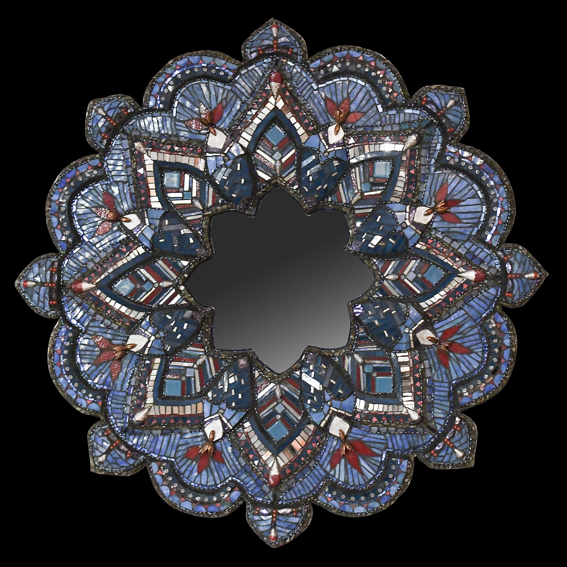 Decorative spiral design.