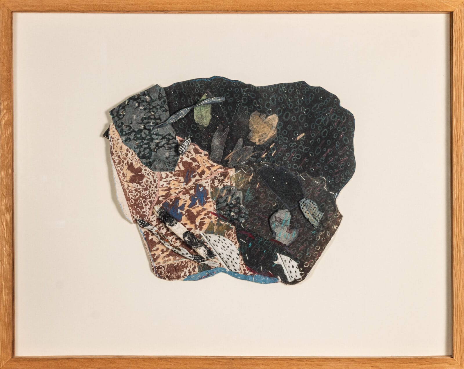Untitled. Artist: Jody Shields. Date: 1976. Medium: collage of mixed print media papers with drawing.