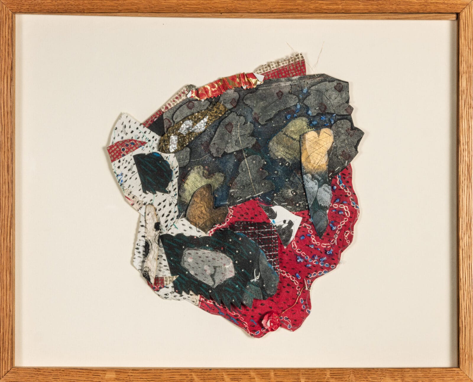 Untitled. Artist: Jody Shields. Date: 1976. Medium: collage of mixed print media papers with drawing.
