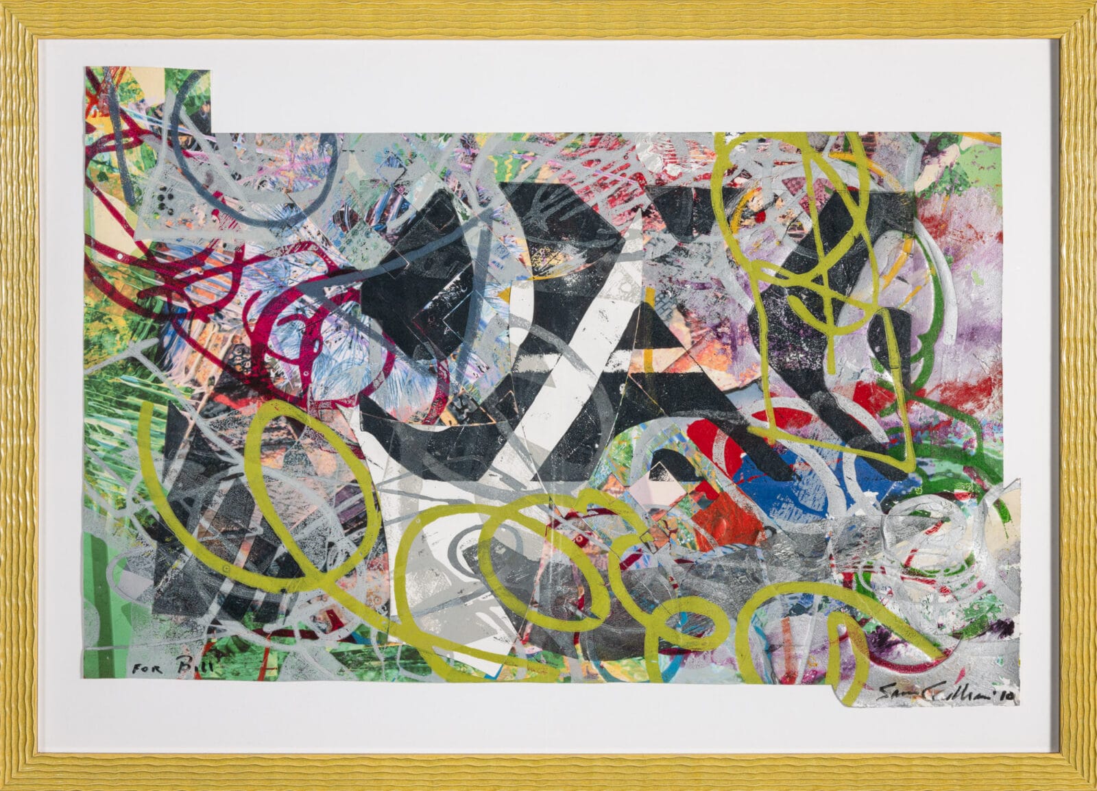 Untitled. Artist: Sam Gilliam. Date: 2010. Medium: mixed media and collage.
