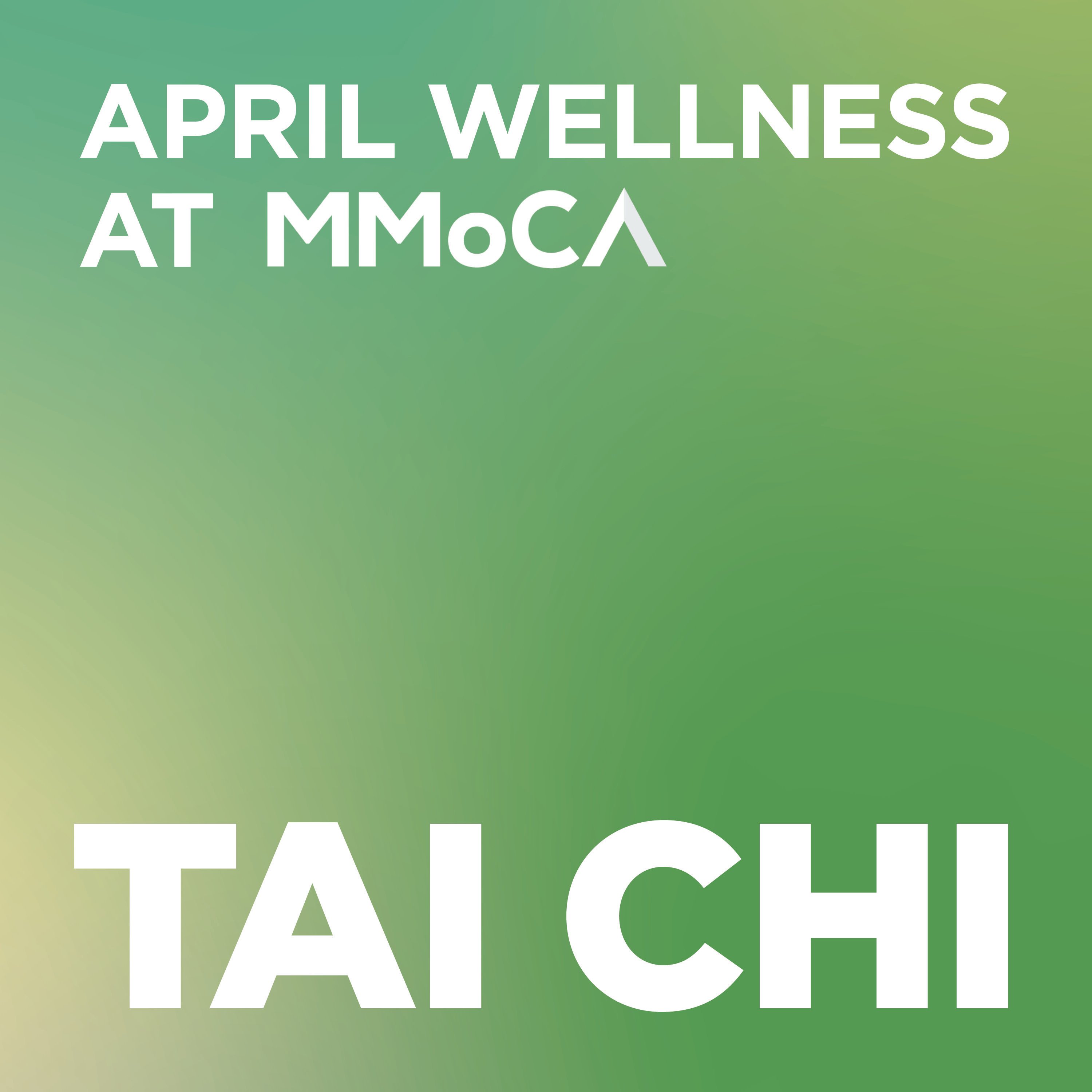 April wellness series at MMoCA. Tai Chi.