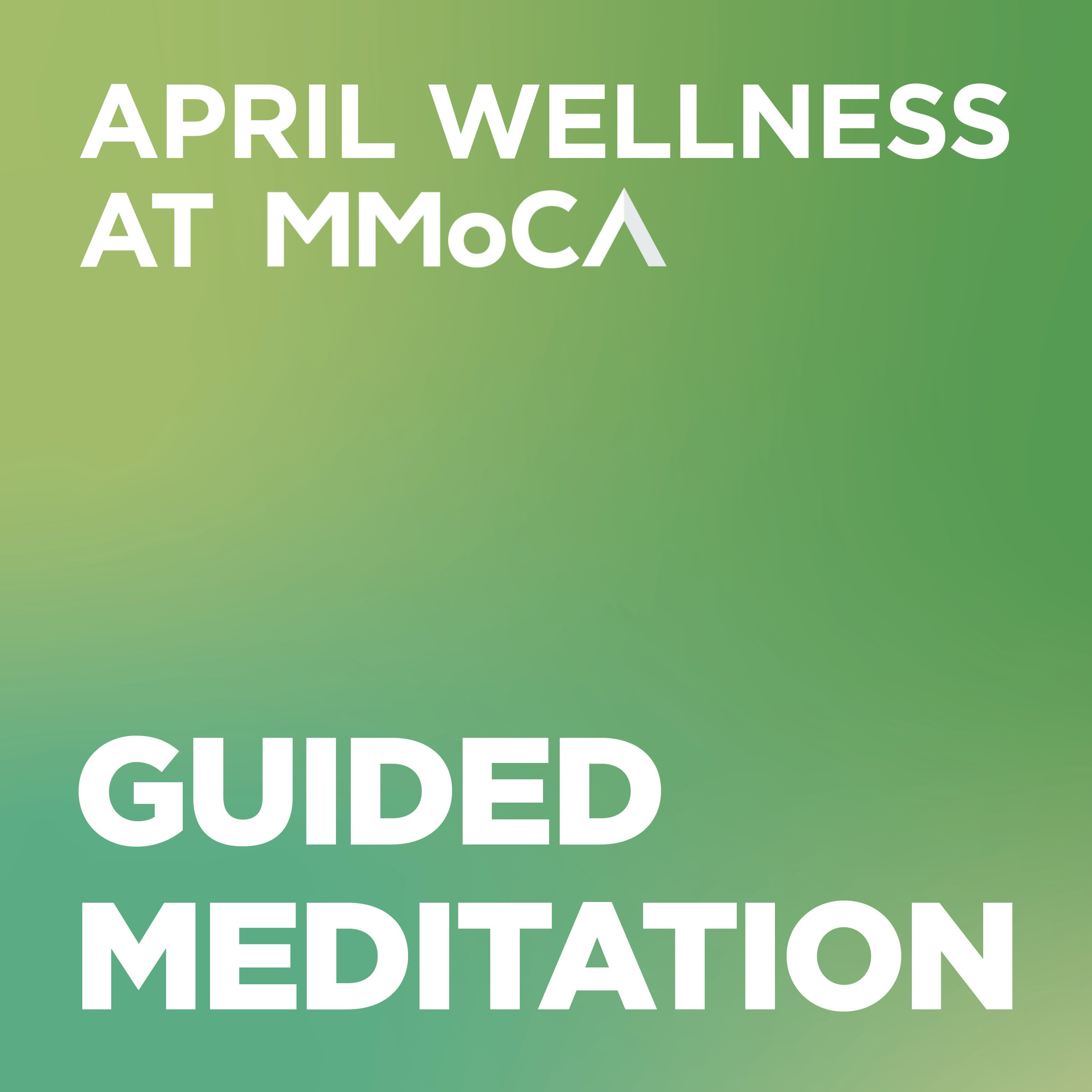 April wellness series at MMoCA. Guided Meditation.