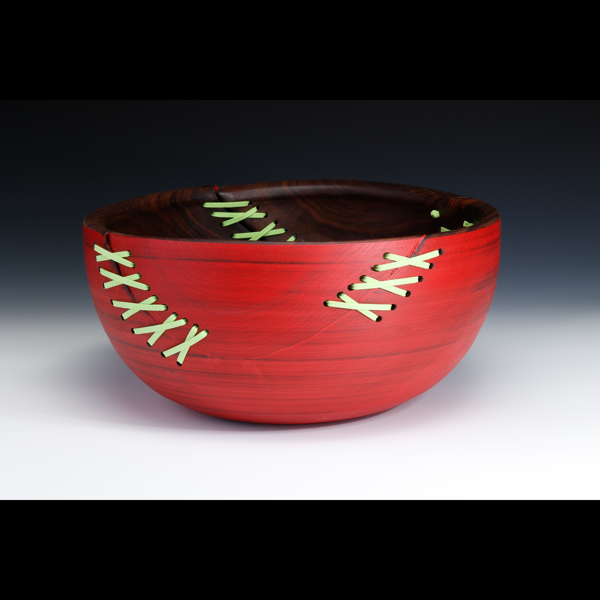 A red bowl.